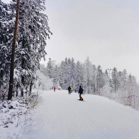 Domek W Gorach - Prywatne Jacuzzi, Sauna, Grota Solna - Panorama Chelm Ski&Spa Мысленице Экстерьер фото