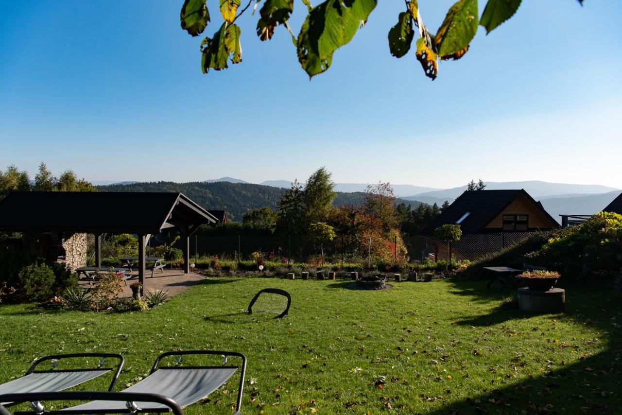 Domek W Gorach - Prywatne Jacuzzi, Sauna, Grota Solna - Panorama Chelm Ski&Spa Мысленице Экстерьер фото